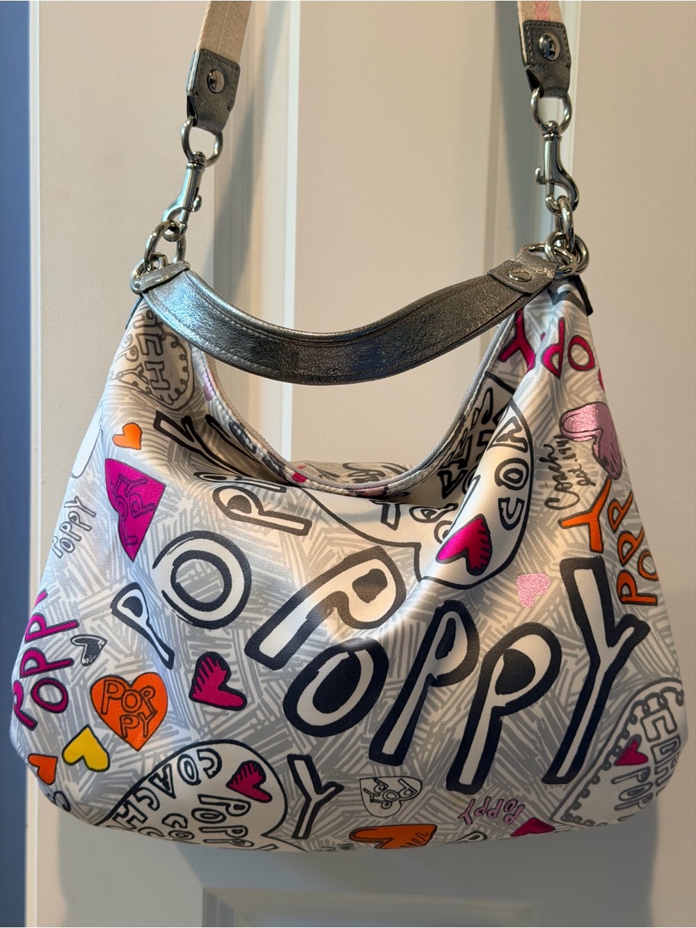 Coach Poppy Graffiti Limited Edition Hobo 14636 - Gem